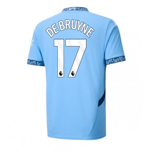 Manchester City Kevin De Bruyne #17 Replika Hjemmebanetrøje 2024-25 Kortærmet